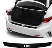 Fiat Egea İçin özel yeni uyumlu Aksesuar Oto Arka Tampon Bagaj Koruyucu özel yeni sticker 92*7 Cm - 1