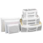 Bavul İçi Düzenleyici Valiz  Organizer 6 Lı Set - Çizgili - 1