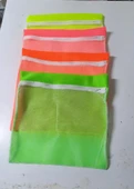 4 Adet 4 Renk  Fermuarlı - Hassas Çamaşır Terlik  Ayakkabı Yıkama Filesi Büyük Boy - 1