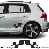 Seat Arona İçin özel yeni uyumlu Aksesuar Yan Sport 56*26 - 1