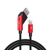 Data Ve Şarj Kablo İphone Lightning 3 A 1 M Hytech HY-X315 Siyah thumbnail 1