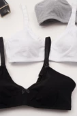 3'lü Renkli Lohusa Sütyen Set - 3