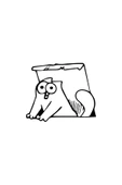 Kutudan Bakan Kedi Oto özel yeni sticker Siyah 30 x 27 cm - 1