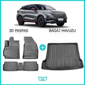 Bod Chery Omoda 5/Pro 3D Havuzlu Paspas ve Bagaj Havuzu Seti - 1