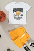 Basketball Baskılı Tshirt Şort Takım - 1