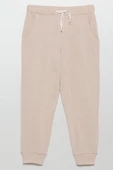 Çizgili Sweatshirt Jogger Taş Alt Üst Takım - 3