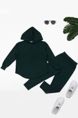 Kapişonlu Taytlı Yeşil Alt Üst Takım thumbnail 1
