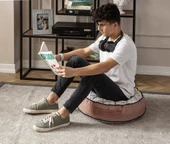 Yuvarlak Bahçe Minderi Puf Minder 60x60 cm - 3