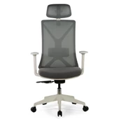 Seduna Benin Beyaz Ofis Koltuğu | Yönetici Koltuğu - 1