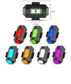 Evrensel Flaşlı Uyarı Lambası 7 Renkli Usb Şarj Edilebilir Uçak Led Acil Işıkları Drone Gece Strobe Lambası Motosiklet Bisiklet - 3