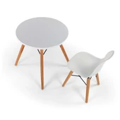 Seduna Eames Child Sandalye 2 Adet | Natural Ahşap Ayaklı - 8