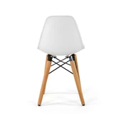 Seduna Eames Child 2x1 Sandalye Masa Takım | Natural Ahşap Ayaklı - 7