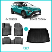 Bod Hyundai Bayon 3D Havuzlu Paspas ve Bagaj Havuzu Seti - 1