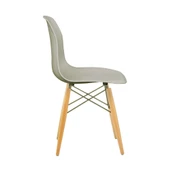 Seduna Eames Sandalye | Natural Ahşap Ayaklı - 9