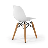 Seduna Eames Child 2x1 Sandalye Masa Takım | Natural Ahşap Ayaklı - 6