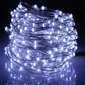 Peri Led Işık 10  Metre Beyaz Dekor Lambası 100 Ledli - 4