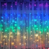 Perde Led  240 Ledli 8 Fonksiyonlu Dekor Lambası Rgb - 1