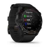 Garmin Descent Mk3i 51 Mm Karbon Gri Dlc Titanyum Siyah Silikon Kayışlı - 3