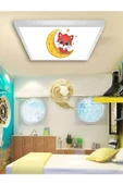 Gökyüzü Panel Çocuk-odası-avize-60x60-54w-led-armatür-genç-odası-avize-desenli-en-şık--genç-odası-avize - 1