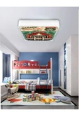 Gökyüzü Panel Retro Car -25 Watt-30 cm X 30 cm Çocuk Odası Avize - 1