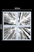 Gökyüzü Panel 124cm X 124cm-dörtlü- Led-sıva Üstü-216watt-alçı Tavan-led Aydınlatma-avize Modelleri - 2