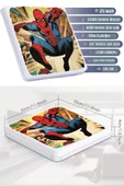 Gökyüzü Panel Spiderman-led Avize-25watt-30cm X 30cm, Çocuk Odası Avize, Avize Modelleri, Örümcek Adam Led Avize - 5