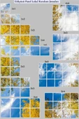 Gökyüzü Panel 1x1-tekli-60x60-tavana Yapışık Led Panel-54w-sıva Üstü-kolay Montaj-kırmızı Ağaçlı- Led - 4