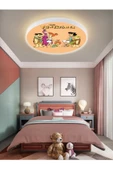 Gökyüzü Panel Taş Devri Avize-led Avize-25 Watt-30cm X 30cm, Çocuk Odası Avize, Avize Modelleri, Flintstones Avize - 3
