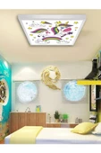 Gökyüzü Panel 60x60-çocuk-odası-avize-led-54w-lamba-6500k-doğal-beyaz-avize-desenli-ucuz-çocuk-odası-avize - 1
