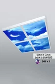 Gökyüzü Panel 124cm X 124cm-dörtlü- Led-sıva Üstü-216w-kreş-ana Okulu Led Aydınlatma-avize Modelleri - 1