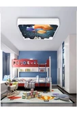 Gökyüzü Panel Space-astronot Avize-led Avize-25watt-30cm X 30cm, Çocuk Odası Avize, Avize Modelleri - 5