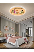 Gökyüzü Panel Taş Devri Avize-led Avize-25 Watt-30cm X 30cm, Çocuk Odası Avize, Avize Modelleri, Flintstones Avize - 5