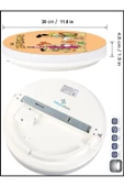 Gökyüzü Panel Taş Devri Avize-led Avize-25 Watt-30cm X 30cm, Çocuk Odası Avize, Avize Modelleri, Flintstones Avize - 6