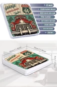 Gökyüzü Panel Retro Car -25 Watt-30 cm X 30 cm Çocuk Odası Avize - 6