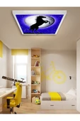 Gökyüzü Panel Modern Yatak-odası-avize-60x60-54w-led-armatür-ebeveyn-odası-aydınlatma-yatak-odası-avize-yeni Tarz - 3