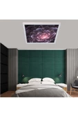 Gökyüzü Panel Yeni 54watt-60x60 -ledli Yatak Odası Avize- Uv Baskı Tasarım Aydınlatma-tavana Yapışık-kolay Montaj - 1