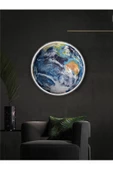 Gökyüzü Panel World Art, Led Aplik,30cm Çap Led 25watt, Modern,duvar Aplik,led, Yatak Odası Aplik,yatak Başı Aplik - 2