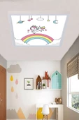 Gökyüzü Panel Çocuk Avize Duma Led 48w Tavan Tipi Avize - 3