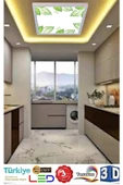 Gökyüzü Panel Baskılı Led Panel Aydınlatma Beyaz Çerçeve 54w Led Avize 60 cm x 60 cm - 2