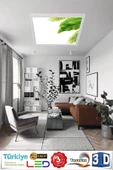 Gökyüzü Panel 60cmx60cm Led Panel Avize 54w Hd Baskılı Panel Aydınlatma - 5