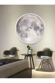 Gökyüzü Panel Salon Aplik Trend Ürün Moon Led Aplik 30cm Çap Led 25 Watt Modern Duvar Aplik Yatak Odası Aplik - 1
