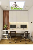 Gökyüzü Panel Bisikletli Kız Genç Odası Led Aydınlatma Avize- 54w Modern Tasarım 60x60 Beyaz Işık Tavan Lambası - 2