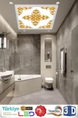 Gökyüzü Panel Banyo Lambası- 54w Banyo Aydınlatma Modelleri-trendyol Özel Ürün-60x60 Led Lamba - 1