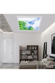 Gökyüzü Panel Yeni Nesil 54 Watt-kare 60x60 -led Yatak Odası Tasarım Aydınlatma-tavana Yapışık-kolay Montaj Avize - 3