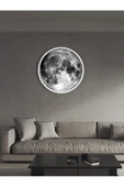 Gökyüzü Panel Moon Led Aplik, 30cm Çap, Led 25watt, Modern,duvar Aplik,yatak Odası Aplik, Duvar Lambası, Led Aplik - 1