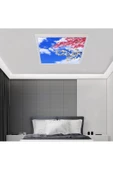 Gökyüzü Panel 60x60 Ledli, Baskılı-trendyol Avize Modeli-led Avize-54watt-tavana Yapışık Lamba-yatak Odası Avize - 3