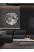 Gökyüzü Panel Moon,led Aplik,30cm Çap Led 25watt, Modern,duvar Aplik,led, Yatak Odası Aplik,yatak Başı Aplik, New - 4