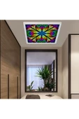 Gökyüzü Panel Koridor 54watt-60x60 -led Avize- Yeni Model Aydınlatma- Kare Tavana Yapışık-kolay Montaj Avize - 1