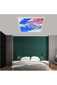 Gökyüzü Panel 60x60 Ledli, Baskılı-trendyol Avize Modeli-led Avize-54watt-tavana Yapışık Lamba-yatak Odası Avize - 1