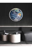 Gökyüzü Panel Modern World, Led Aplik, 30cm Çap,led 25watt, Modern,duvar Aplik, Yatak Odası Aplik,yatak Başı Aplik - 1